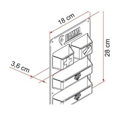 Miniature RANGEMENT POCKET CASSETTE - FIAMMA N° 1