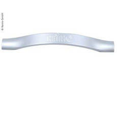 Miniature POIGNEE DE MEUBLE COURBEE PLASTIQUE ARGENT MAT N° 1 Miniature POIGNEE DE MEUBLE COURBEE PLASTIQUE ARGENT MAT N° 1