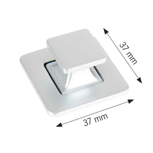 POIGNEE DE MEUBLE PUSH LOCK 37 x 37 mm