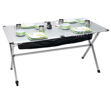 Miniature TABLE ALU ENROULABLE TITAN SPACE 2 - 140x80x70cm - CAMP 4 N° 0