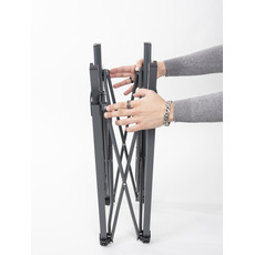Miniature TABLE PLIANTE ALUMINIUM ANTHRACITE RAUMA II - 120X70CM - CAMP 4 N° 2