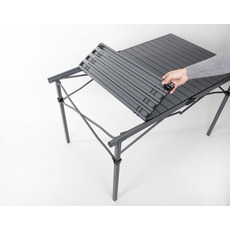 Miniature TABLE PLIANTE ALUMINIUM ANTHRACITE RAUMA II - 120X70CM - CAMP 4 N° 5