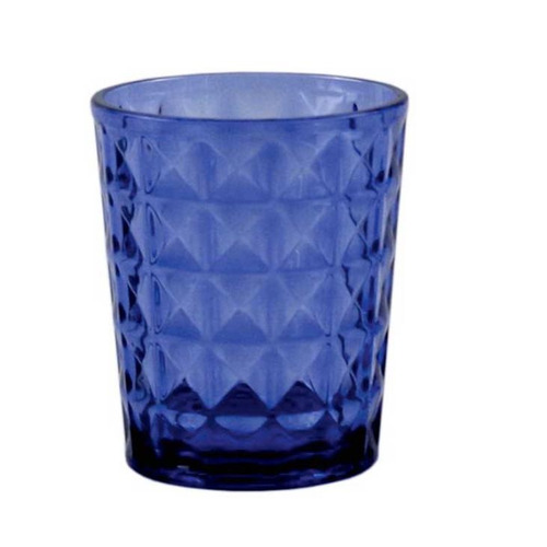 VERRE À EAU 'Stone Line Bleu Azur' - GIMEX