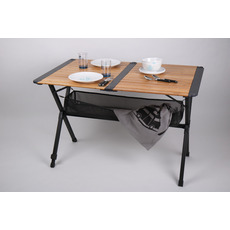 Miniature TABLE BAMBOU/ALU MENDOZA ENROULABLE 110x70cm N° 0