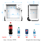Miniature Glaciere a compression LionCooler X50A avec batterie integrée N° 9