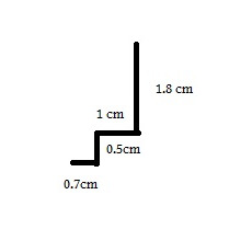 Miniature RAIL POUR TABLE 500 MM N° 3