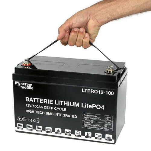 Batterie Lithium LTPRO 12-100 Bluetooth - ENERGIE MOBILE