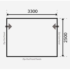 Miniature Rally AIR Pro 330 S HAUTEUR DE MONTAGE 235 CM A 265 CM - KAMPA N° 7