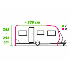 Miniature Rally AIR Pro 330 M HAUTEUR DE MONTAGE 265 A 295 CM - KAMPA N° 8