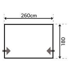 Miniature Winter AIR PVC 260 M - Hauteur de 265cm à 295cm - KAMPA N° 2