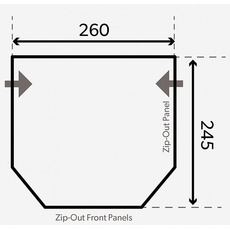 Miniature Auvent gonflable pour Caravanes Ériba ou surbaissées POP AIR PRO 260 - KAMPA N° 1