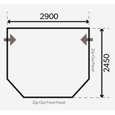 Miniature Auvent gonflable POP AIR PRO 290 pour Caravane Eriba ou surbaissée - KAMPA N° 5