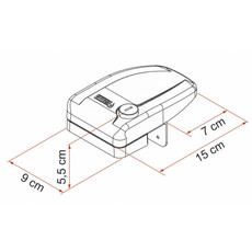 Miniature Serrure de securité Safe Door Frame Grise - FIAMMA N° 1 Miniature Serrure de securité Safe Door Frame Grise - FIAMMA N° 1