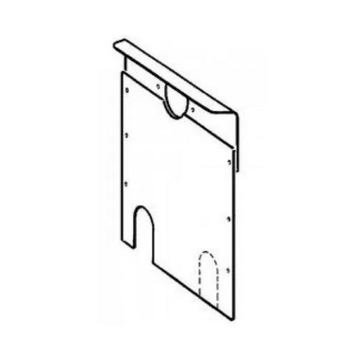 Plaque arrière S 2200 - gris titane - gauche - TRUMA