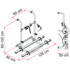 Miniature Porte-vélos Carry-Bike PRO N  - 2 vélos - FIAMMA  N° 1