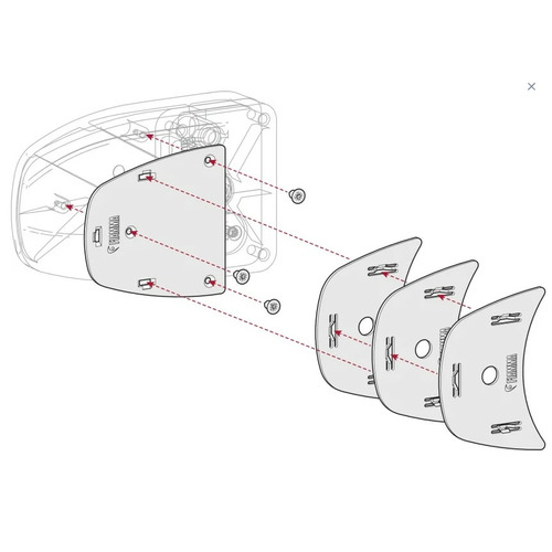 Kit Spacer Safe Door >2017 BLANC - FIAMMA 