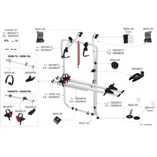 Miniature KIT TUBE D'APPUI INFERIEUR POUR CB VW T5D N° 1 Miniature KIT TUBE D'APPUI INFERIEUR POUR CB VW T5D N° 1