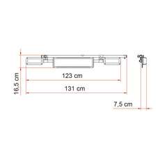 Miniature Support de plaque d'immatriculation Licence Plate Carrier ALU- FIAMMA N° 2