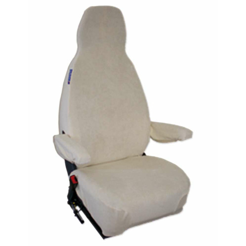 Housses d'accoudoirs beige (la paire) - RIB - SCOPEMA