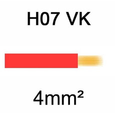 Câble H07VK cuivre souple 4mm² Rouge