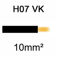 Câble H07VK cuivre souple 10mm² Noir