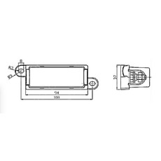 Miniature Porte-fusible pour fusible MEGA - Victron N° 2 Miniature Porte-fusible pour fusible MEGA - Victron N° 2