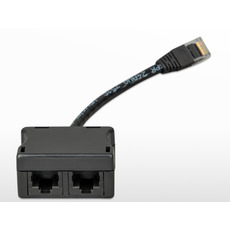 Miniature RJ45-splitter 1xRJ45 male/15 cable/2xRJ45 female N° 1 Miniature RJ45-splitter 1xRJ45 male/15 cable/2xRJ45 female N° 1