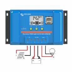 Miniature BlueSolar PWM-LCD&USB 12/24V-5A - VICTRON N° 1