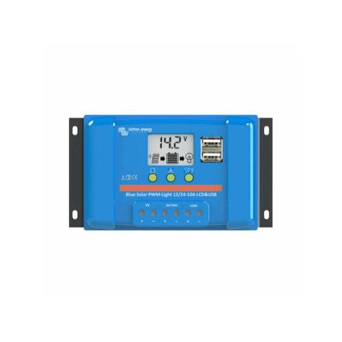BlueSolar PWM-LCD&USB 12/24V-10A - VICTRON