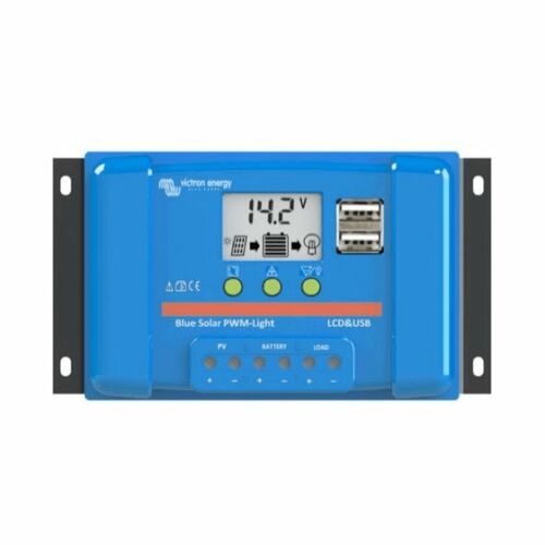 PWM BlueSolar LCD et USB 12/24V 20A - VICTRON