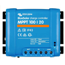 Miniature Régulateur de charge solaire BlueSolar MPPT 100/20 - VICTRON N° 0