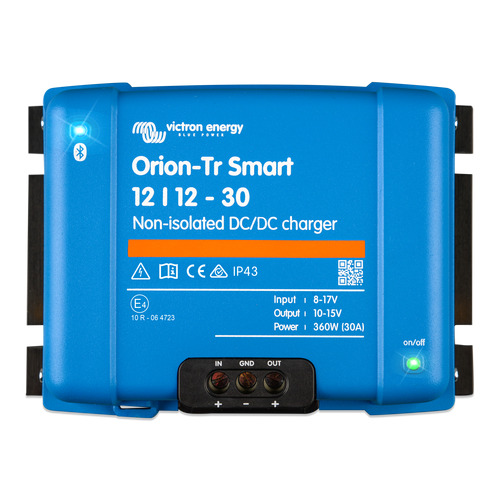 Orion-Tr Smart 12/12-30A (360W) Non isolé DC-DC charger - VICTRON