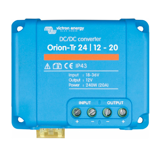 CONVERTISSEUR Orion-Tr 24V / 12V -20 AMPERES (240W) DC-DC converter - VICTRON