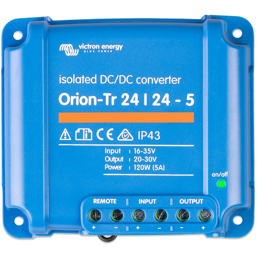 Convertisseur Orion-Tr CC-CC 24/24V 5A 120W Isolé - VICTRON