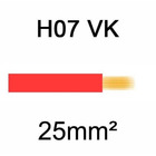 Câble H07VK cuivre souple 25mm² Rouge - MON CAMPING CAR