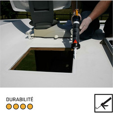 Miniature Sikaflex 522 Caravan (Mastic Blanc) 100 ml - SIKA N° 3 Miniature Sikaflex 522 Caravan (Mastic Blanc) 100 ml - SIKA N° 3
