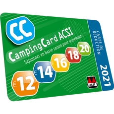 Miniature NOUVEAU Guide ACSI 2021 + Camping Card N° 1