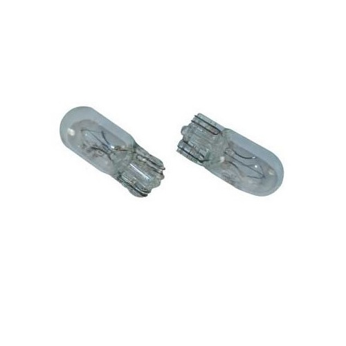 AMPOULE WEDGE BROCHE 12 V - 5 W (lot de 2) AMPOULE WEDGE BROCHE 12 V - 5 W (lot de 2)