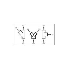 Miniature Y ⌀ 60 mm (angle 45°C) - AUTOTERM N° 2 Miniature Y ⌀ 60 mm (angle 45°C) - AUTOTERM N° 2
