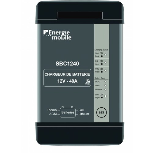 Chargeur de batterie -12V 40A 1240SBC - WIFI-ENERGIE MOBILE Chargeur de batterie -12V 40A 1240SBC - WIFI-ENERGIE MOBILE