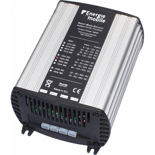 Abaisseur DC/DC entrée 20-35V sortie 12,5V - 16A-IDC200B12-ENERGIE MOBILE