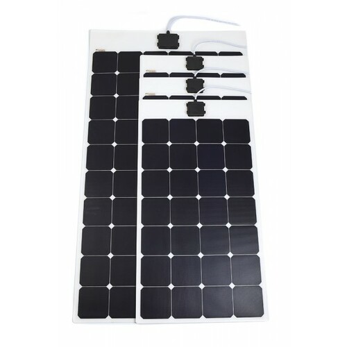 Panneau Solaire Souple 12V - 236 W Monocristallin Cellule SunPower - HPFLEX 236- Tedlar Blanc - ETFE-ENERGIE MOBILE