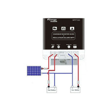 Miniature Chargeur booster 12V-25/30A avec régulateur MPPT - Bluetooth -MPPT360BT-ENERGIE MOBILE N° 9