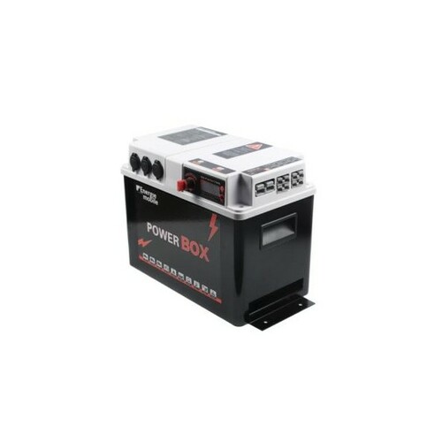 PowerBox Pro avec batterie Lithium 100 Ah -MPPT360-avec chargeur / connectiques / fixations-ENERGIE MOBILE