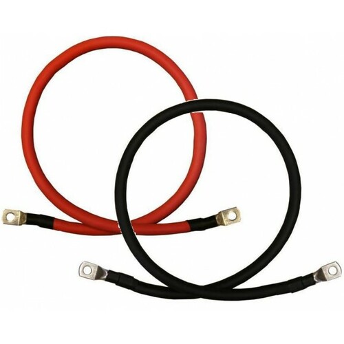 Strap 25mm² 50 CM ROUGE - ENERGIE MOBILE