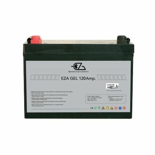 Batterie auxiliaire Power Line Gel 12 Volts 120 Ampères - EZA