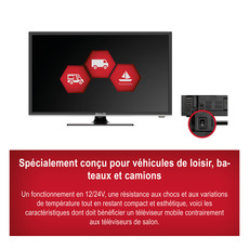 Miniature Téléviseur Smart Silverline HD DVD webOS Hub 55cm/22 pouces MobileTV N° 3