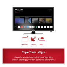 Miniature Téléviseur Smart Silverline HD DVD webOS Hub 55cm/22 pouces MobileTV N° 8