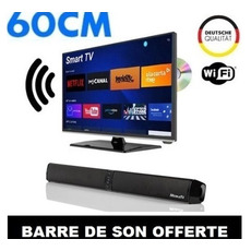 Miniature Téléviseur Smart Silverline HD DVD webOS Hub 60cm/24 pouces MobileTV + BARRE DE SON OFFERTE N° 0 Miniature Téléviseur Smart Silverline HD DVD webOS Hub 60cm/24 pouces MobileTV + BARRE DE SON OFFERTE N° 0