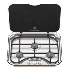 Miniature RÉCHAUD ENCASTRABLE 3 FEUX BASIC LINE 345 FONTE - THETFORD N° 0